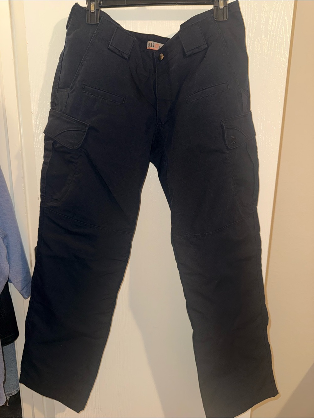 5.11 Tactical Black Cargo Pants with Multi-Pocket Design